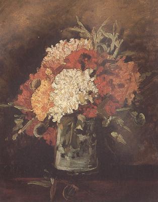 Vincent Van Gogh Vase with Carnations (nn04) oil painting image